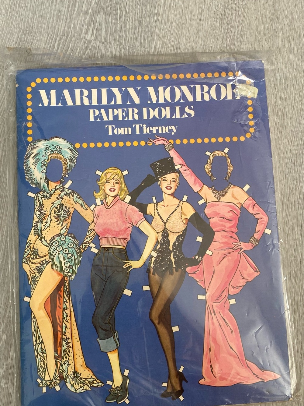 Marilyn Monroe Vintage 1979 Paper Dolls Old Stock By Tierny Full Set!